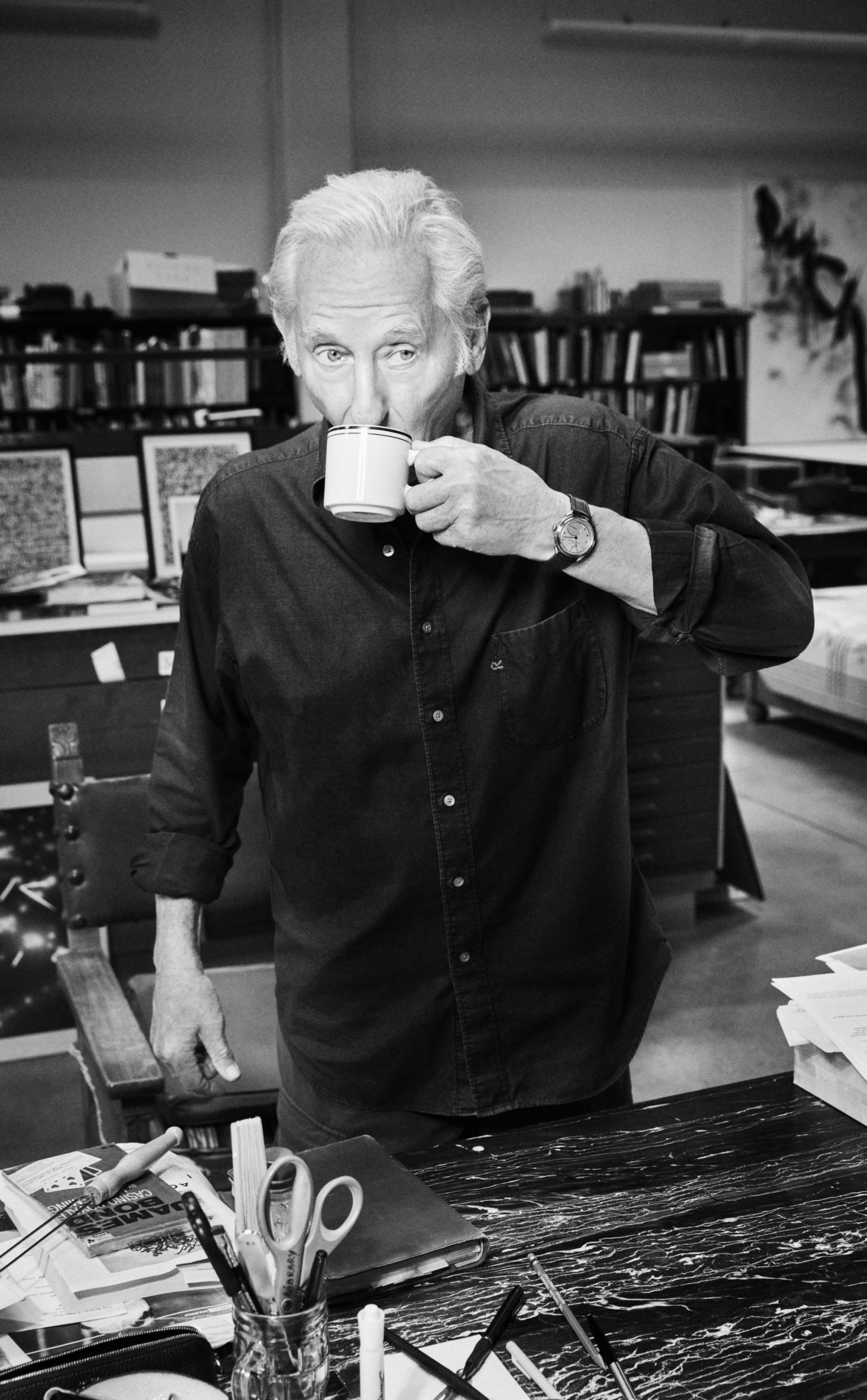 Edward Ruscha by Ellen von Unwerth